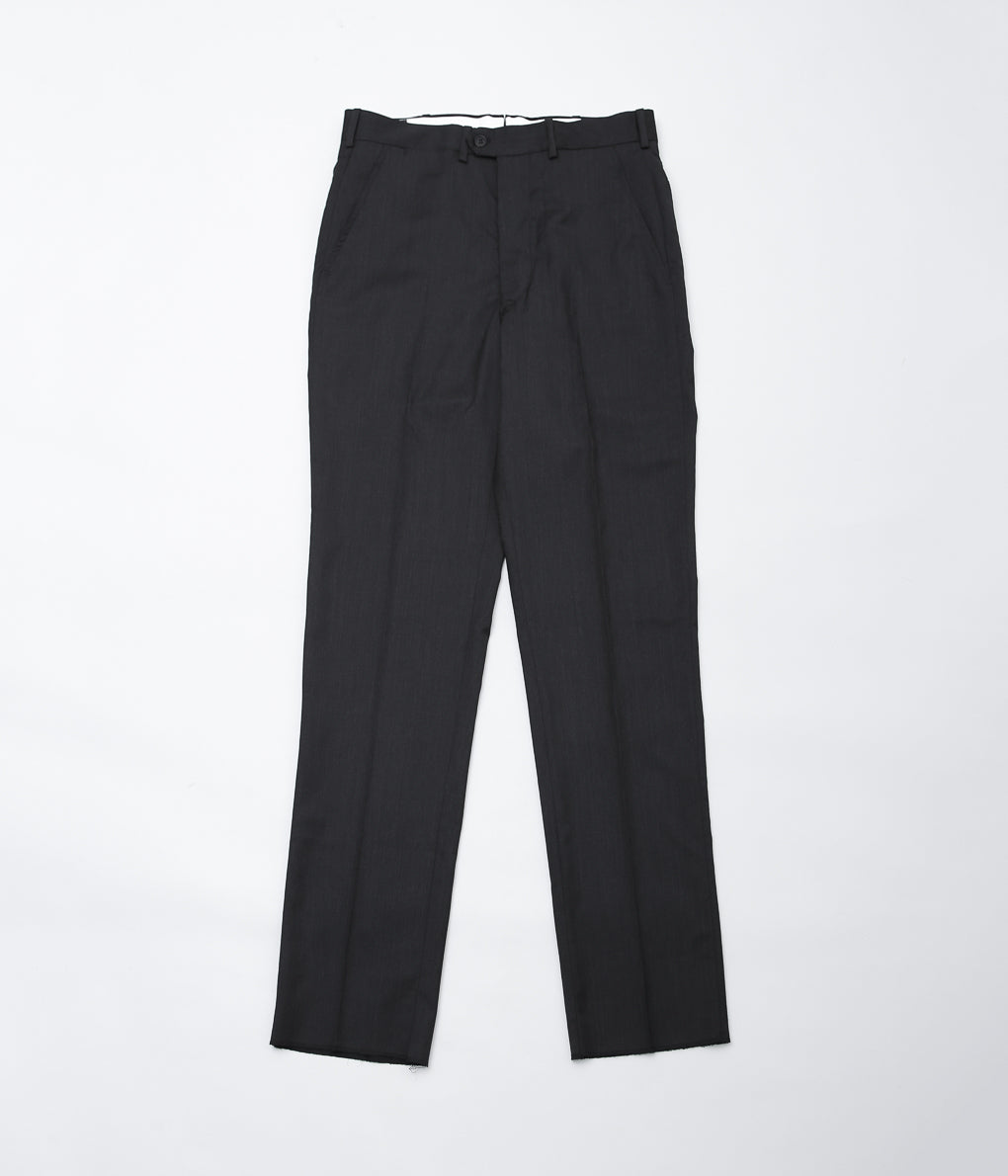 HERTLING ''RELAXED FIT WOOL GABARDINE''(CHACOAL)