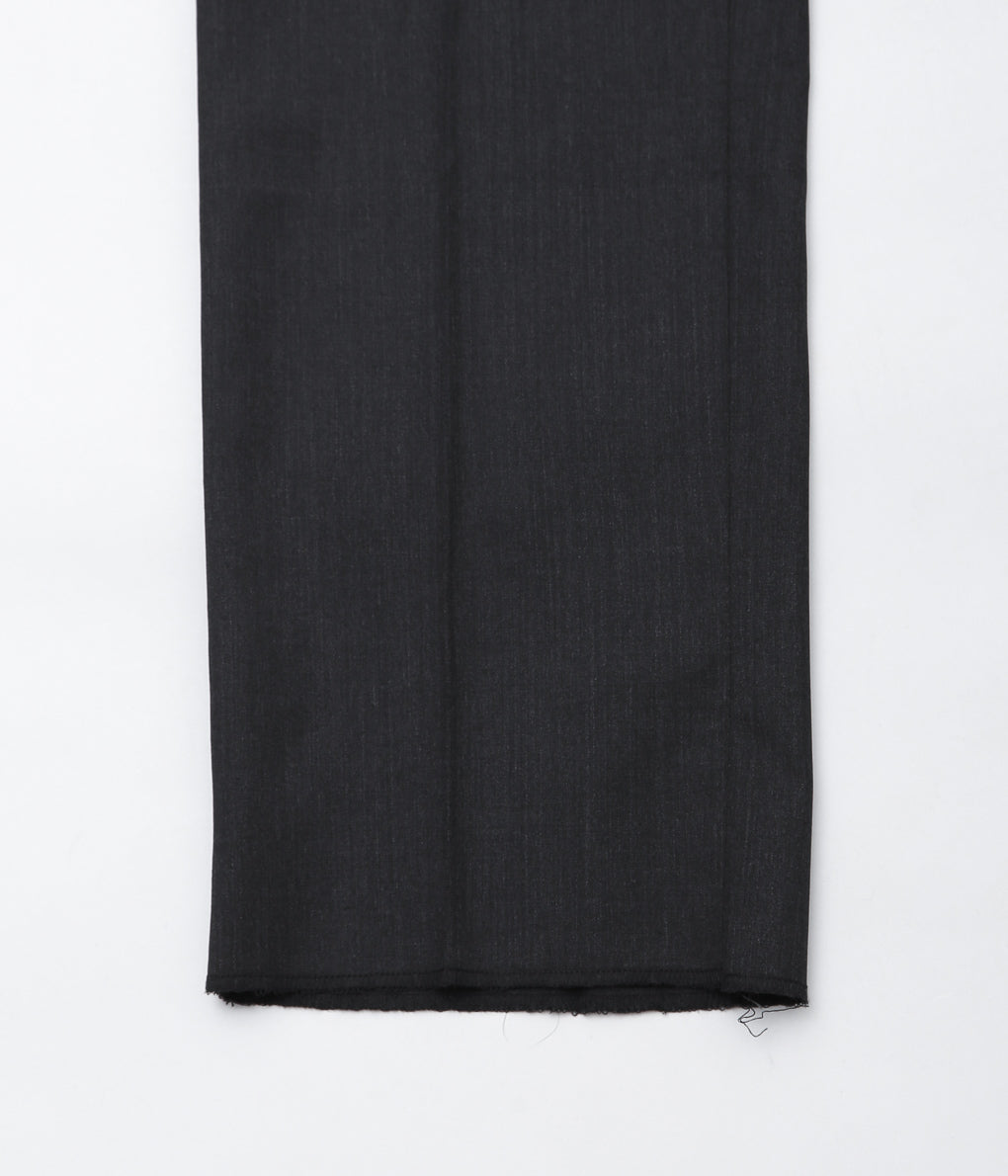 HERTLING ''RELAXED FIT WOOL GABARDINE'' (CHACOAL)