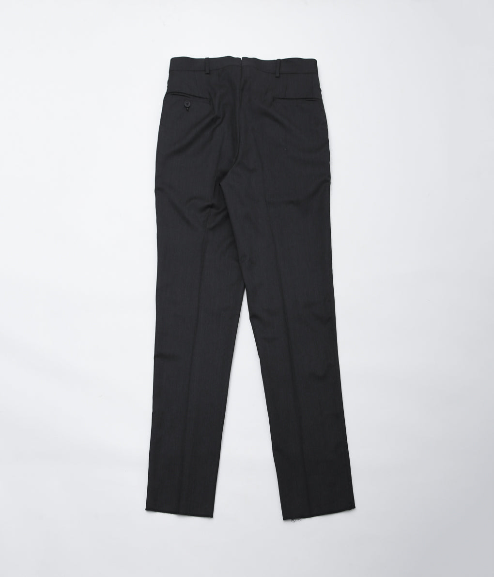 HERTLING ''RELAXED FIT WOOL GABARDINE''(CHACOAL)