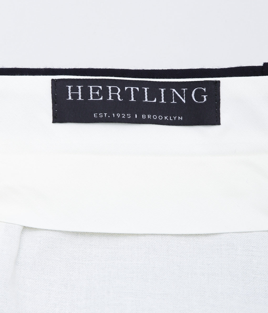 HERTLING ''RELAXED FIT WOOL FLANNEL''(NAVY)