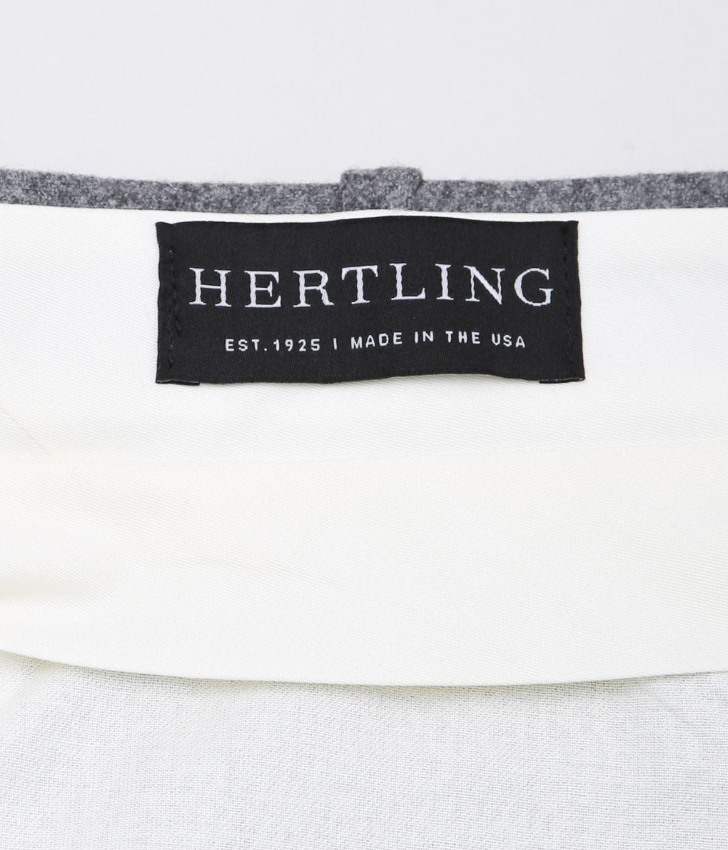 HERTLING ''RELAXED FIT WOOL FLANNEL'' (GREY)