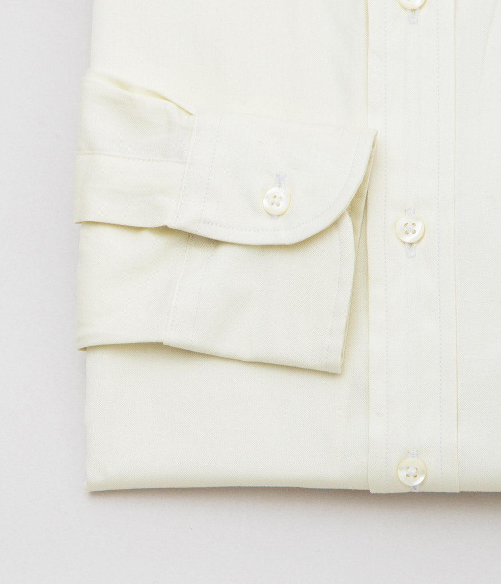 INDIVIDUALIZED SHIRTS ''PINPOINT OX CLASSIC FIT TAB COLLAR SHIRTS'' (CREAM)