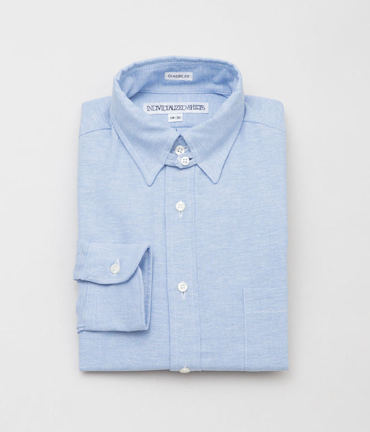 INDIVIDUALIZED SHIRTS ''ARROW OX CLASSIC FIT TAB COLLAR SHIRTS'' (BLUE)