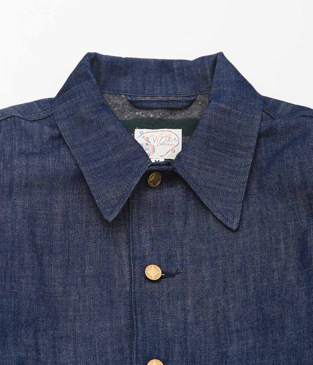 WYTHE ''BLANKET LINED DENIM BUCKAROO JACKET'' (RINSED INDIGO)