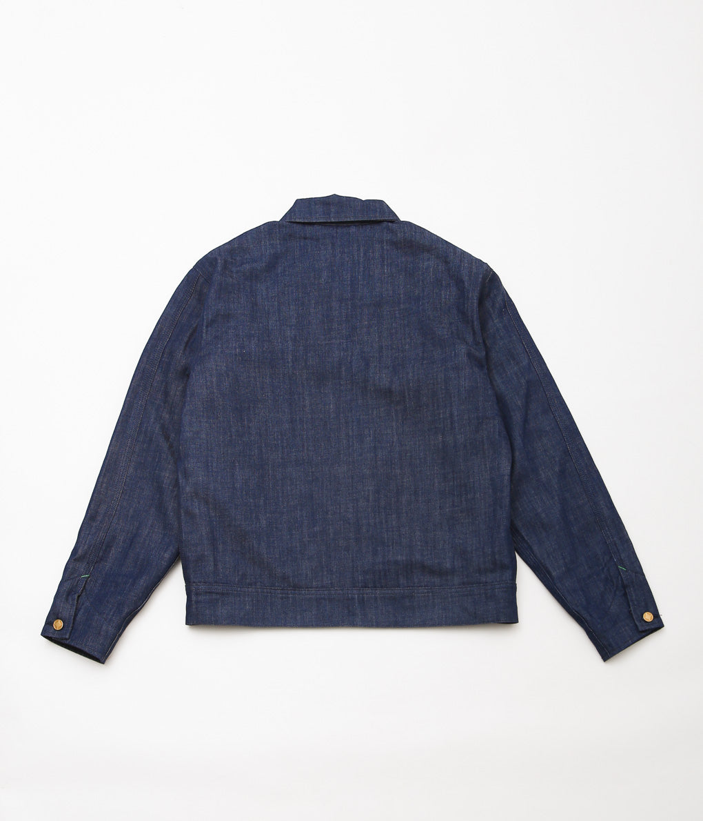 WYTHE ''BLANKET LINED DENIM BUCKAROO JACKET'' (RINSED INDIGO)