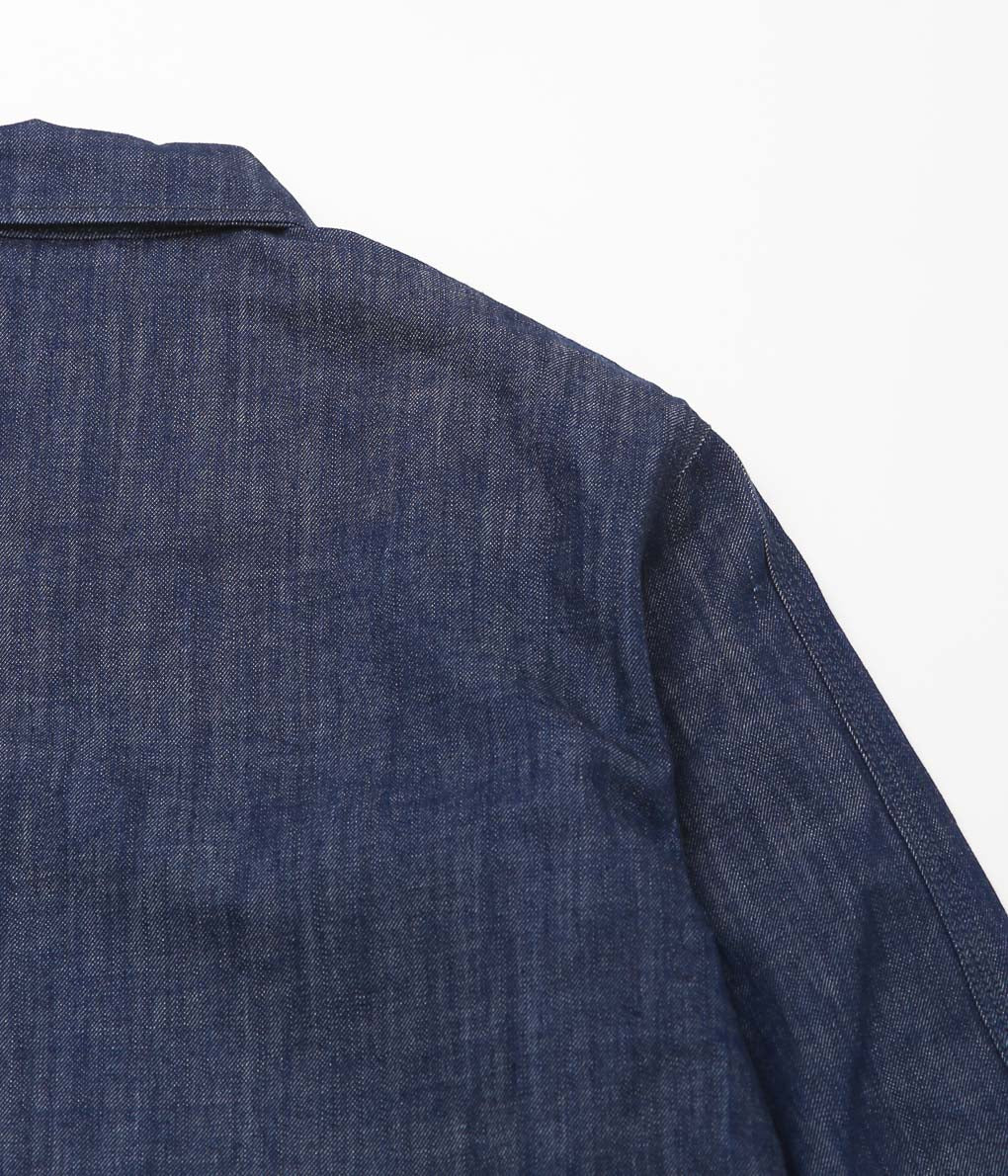 WYTHE ''BLANKET LINED DENIM BUCKAROO JACKET'' (RINSED INDIGO)