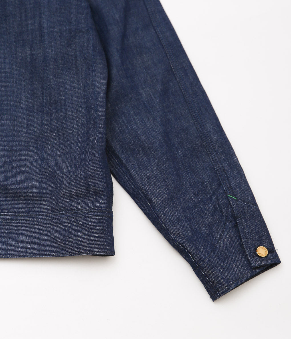 WYTHE ''BLANKET LINED DENIM BUCKAROO JACKET'' (RINSED INDIGO)