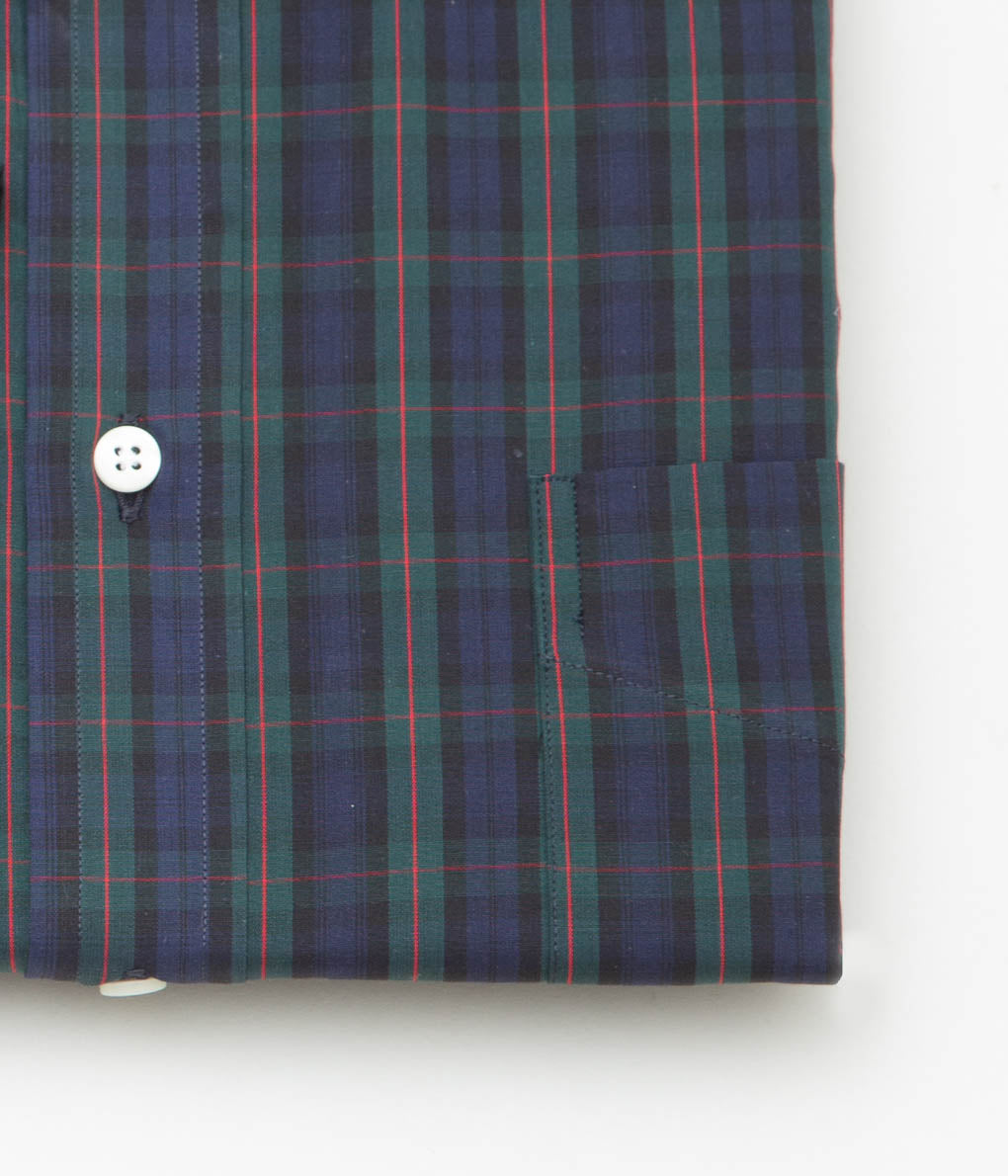 INDIVIDUALIZED SHIRTS ''HOLIDAY PLAID RELAXED FIT BUTTON DOWN SHIRTS'' (GREEN)