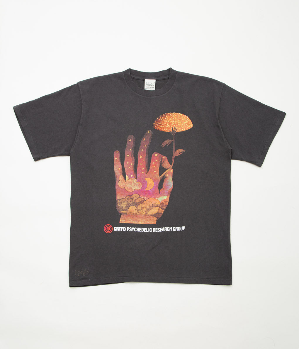 CRTFD ''FLY AGARIC T-SHIRT'' (VINTAGE BLACK)