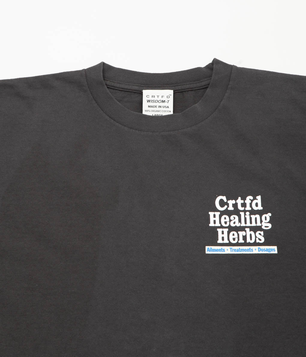 CRTFD ''AYURVEDIC T-SHIRT'' (VINTAGE BLACK)