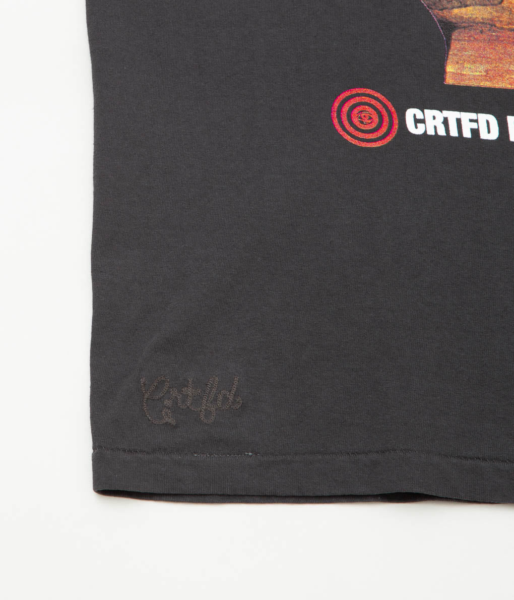 CRTFD ''FLY AGARIC T-SHIRT'' (VINTAGE BLACK)