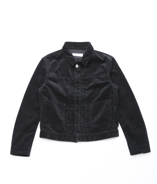 TU ES MON TRESOR ''THE EMERALD CORDUROY JACKET'' (BLACK)