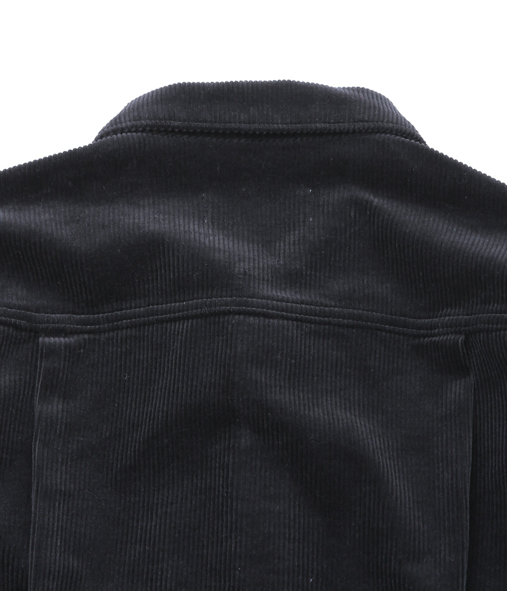 TU ES MON TRESOR ''THE EMERALD CORDUROY JACKET'' (BLACK)