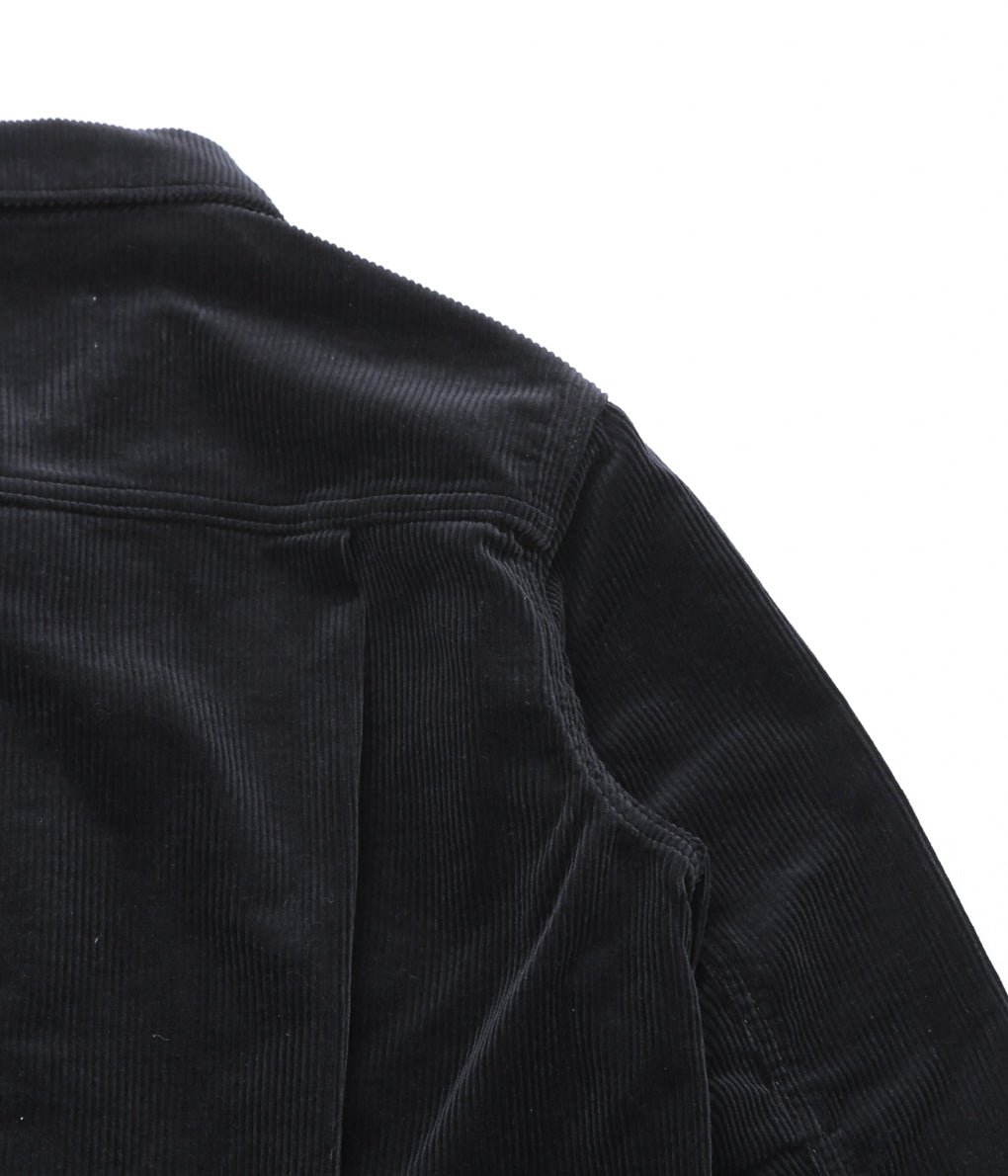 TU ES MON TRESOR ''THE EMERALD CORDUROY JACKET'' (BLACK)