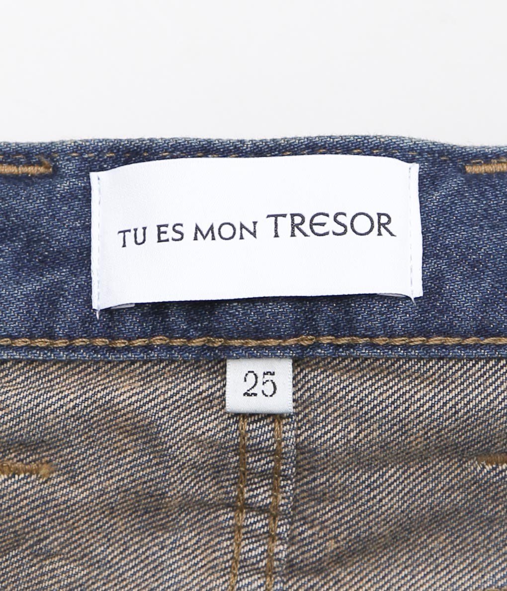 TU ES MON TRESOR ''THE BERYL JEAN'' (SOLID 1WASH)