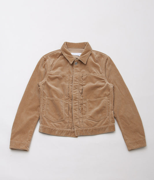 TU ES MON TRESOR ''THE EMERALD CORDUROY JACKET'' (CAMEL)