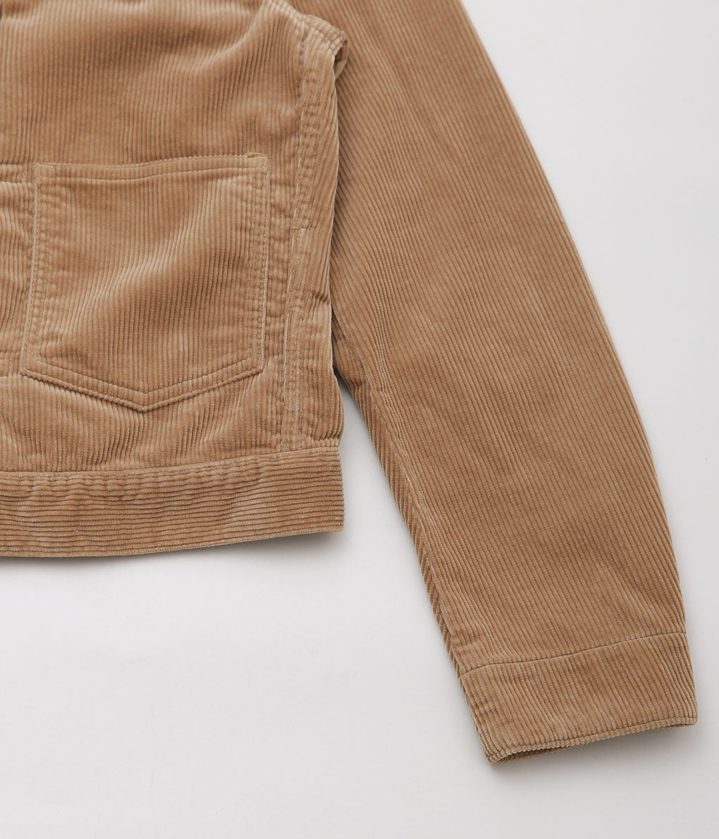 TU ES MON TRESOR ''THE EMERALD CORDUROY JACKET'' (CAMEL)