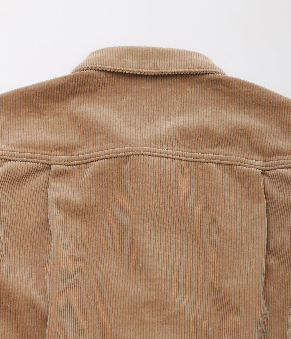 TU ES MON TRESOR ''THE EMERALD CORDUROY JACKET'' (CAMEL)