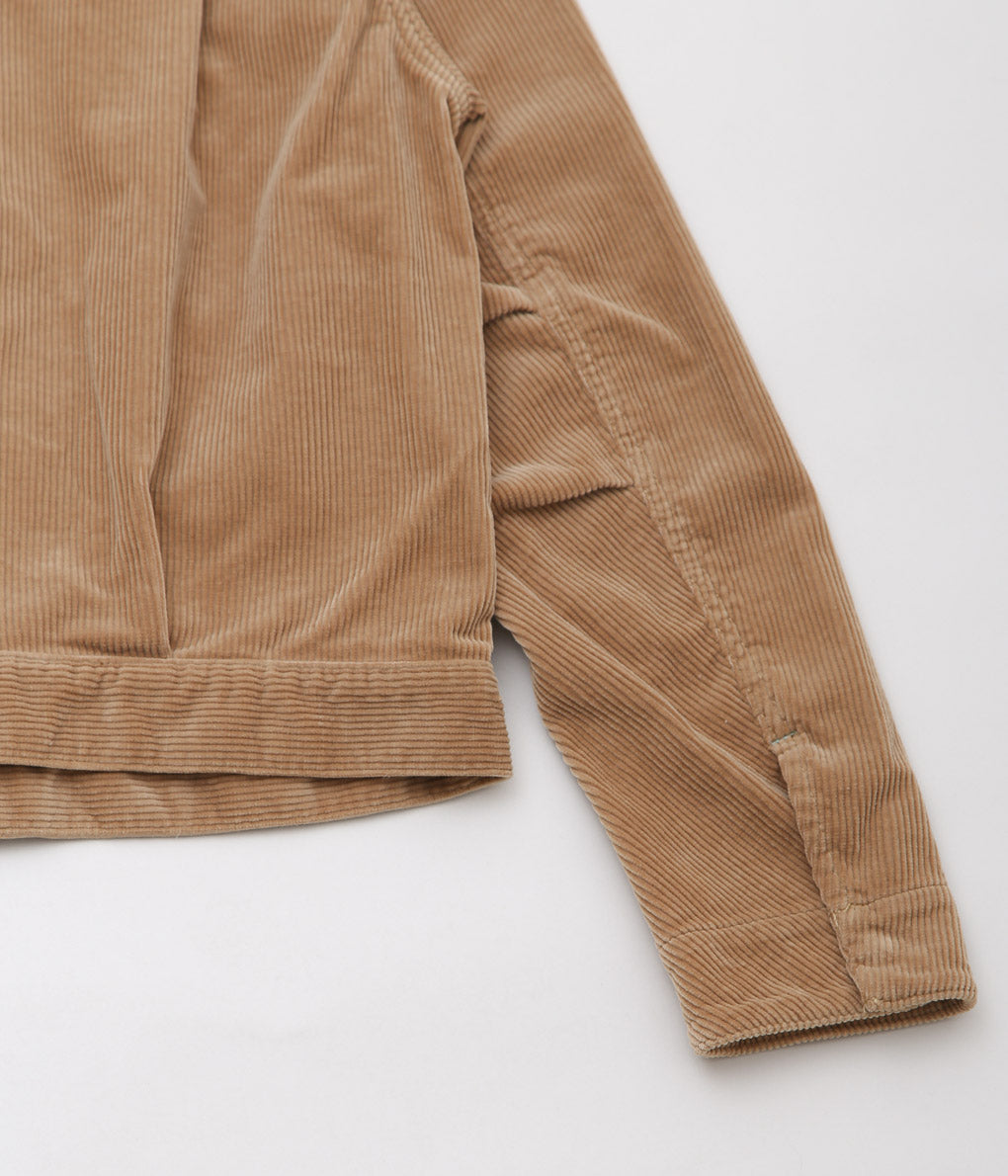 TU ES MON TRESOR ''THE EMERALD CORDUROY JACKET'' (CAMEL)