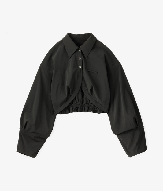 【予約販売】DAWN ''NO.104 HAORI SHIRT BOLERO'' (GRAY)