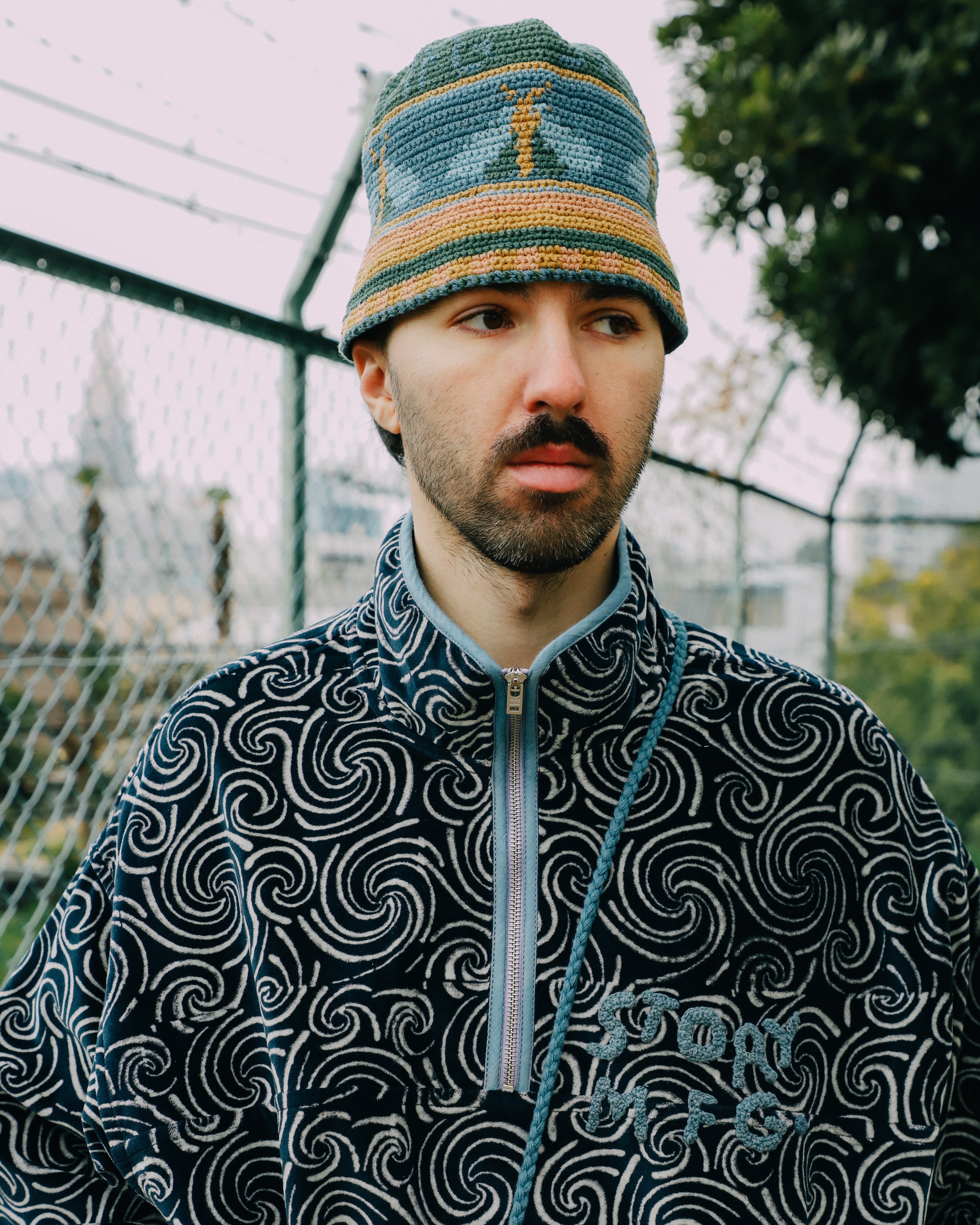 Brew Hat in Twisted Stripe