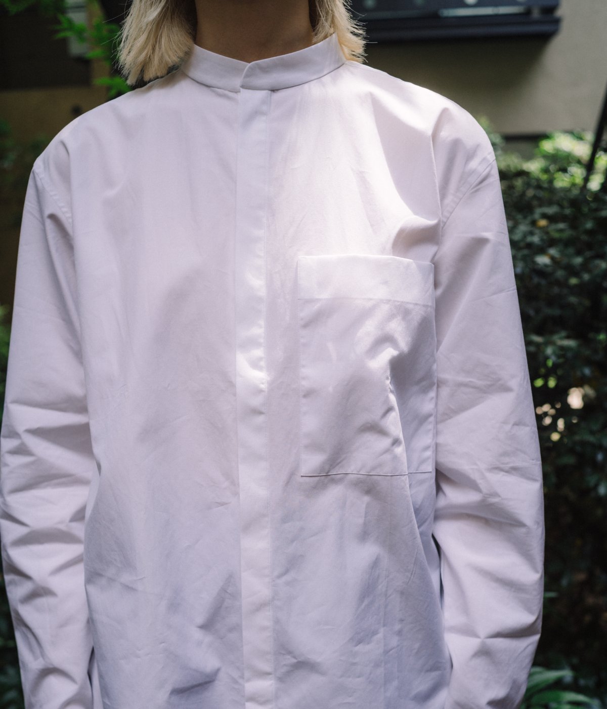SEYA. ''HAND STITCH KURTA SHIRT'' (WHITE)