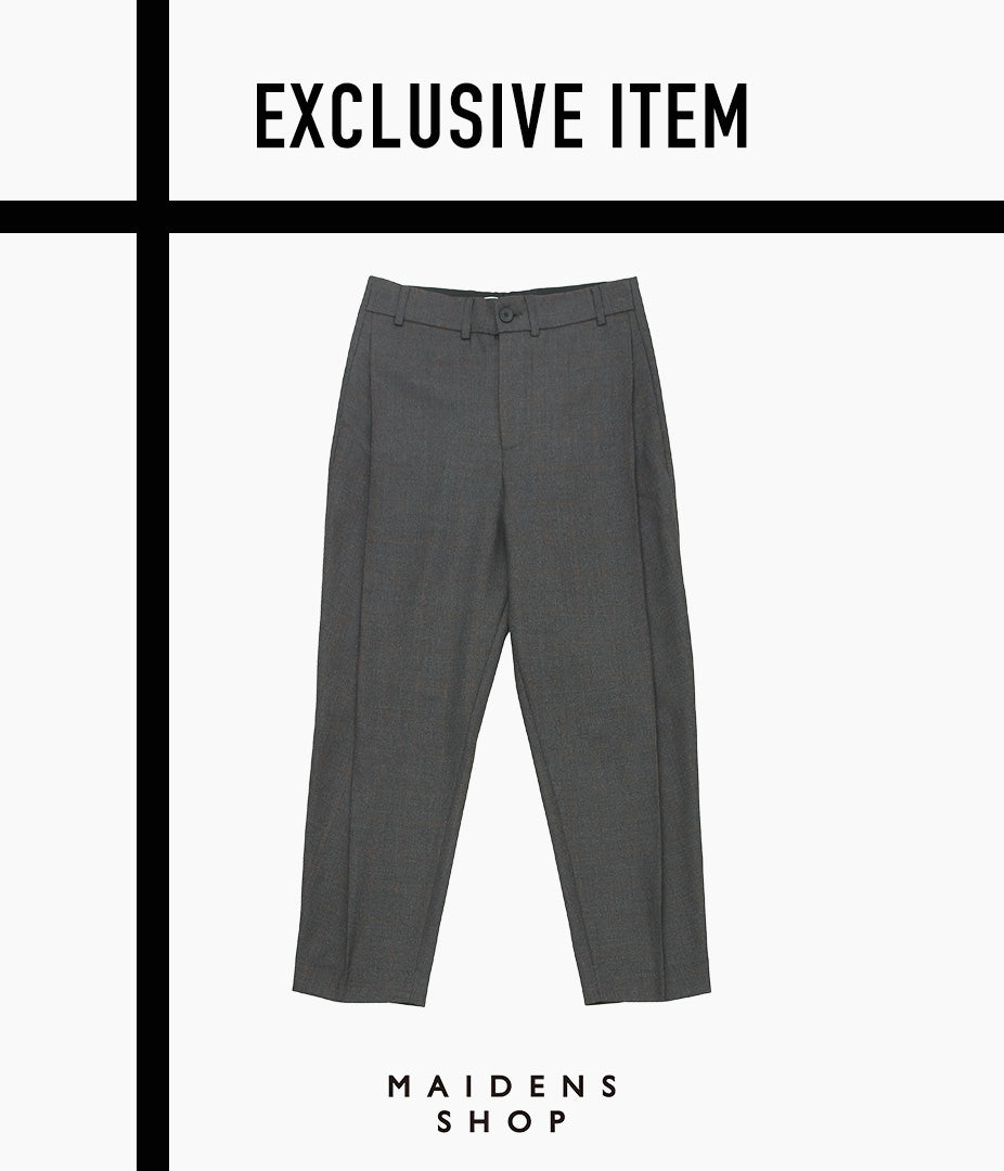 LEA BOBERG ''DP TROUSERS｜DUGDALE TROPICAL BREEZE'' (MID GRAY)