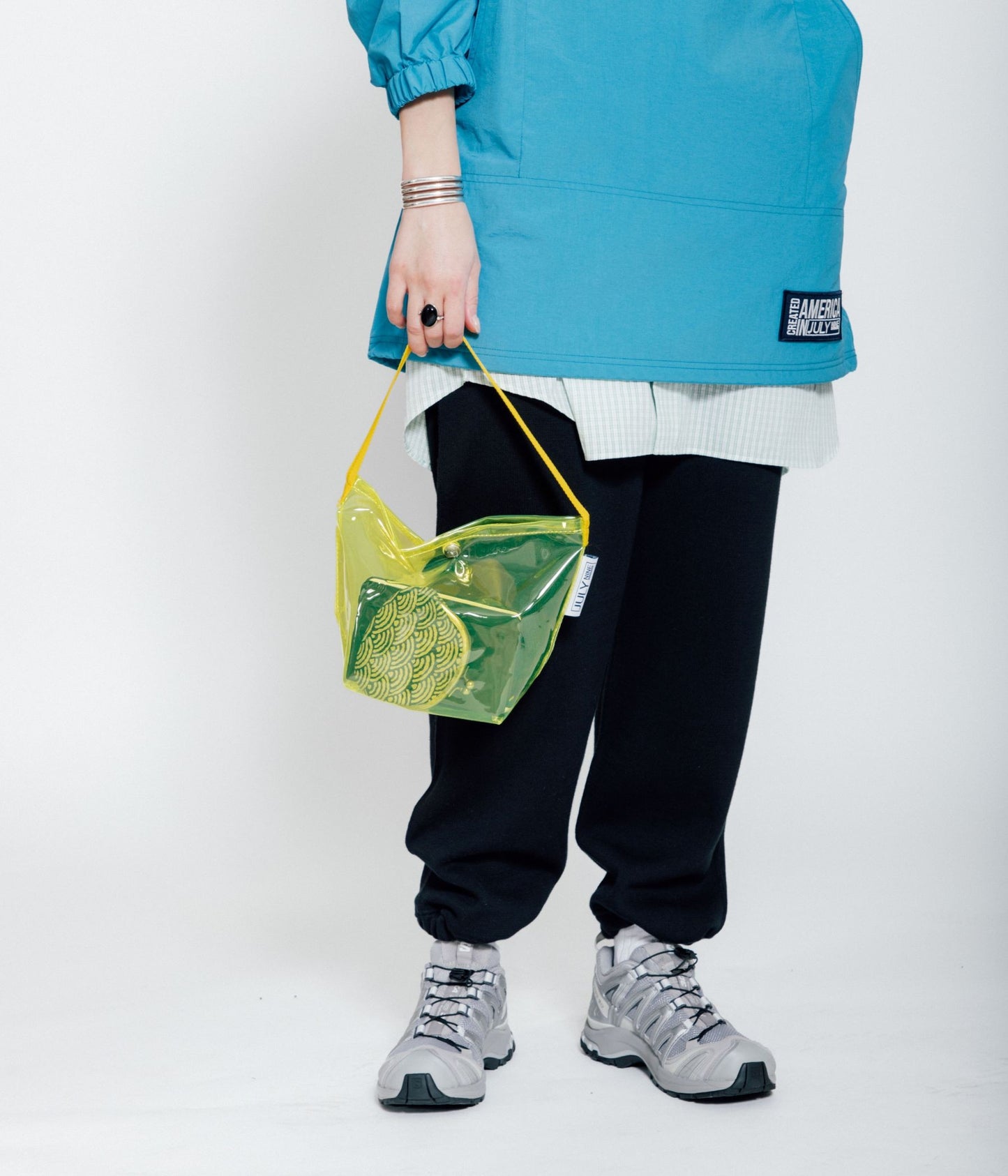 JULY NINE ''LIQUID MINI TOTE'' (WHITE)