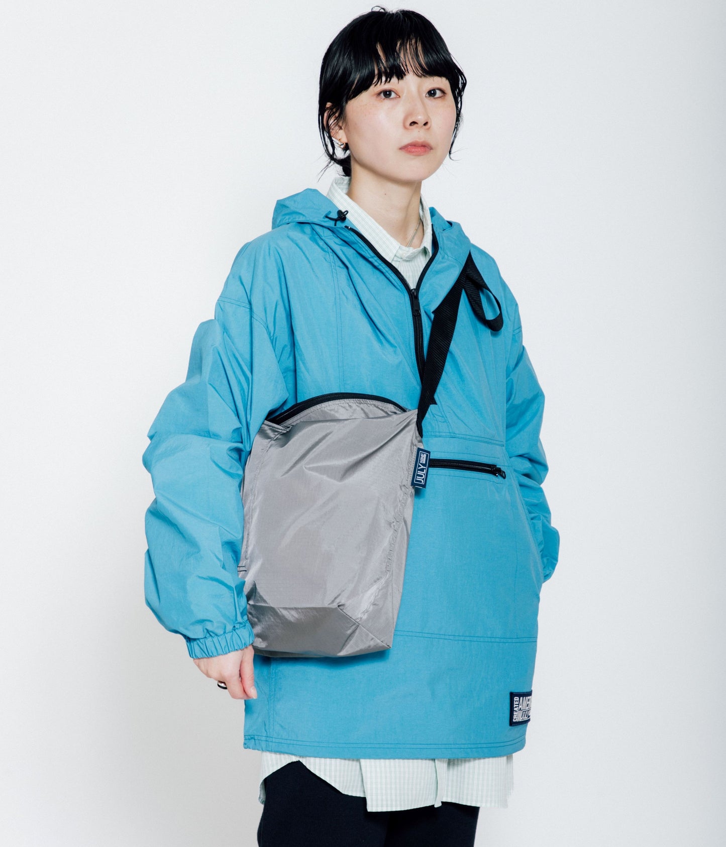JULY NINE ''ANORAK HOODIE'' (GREEN)