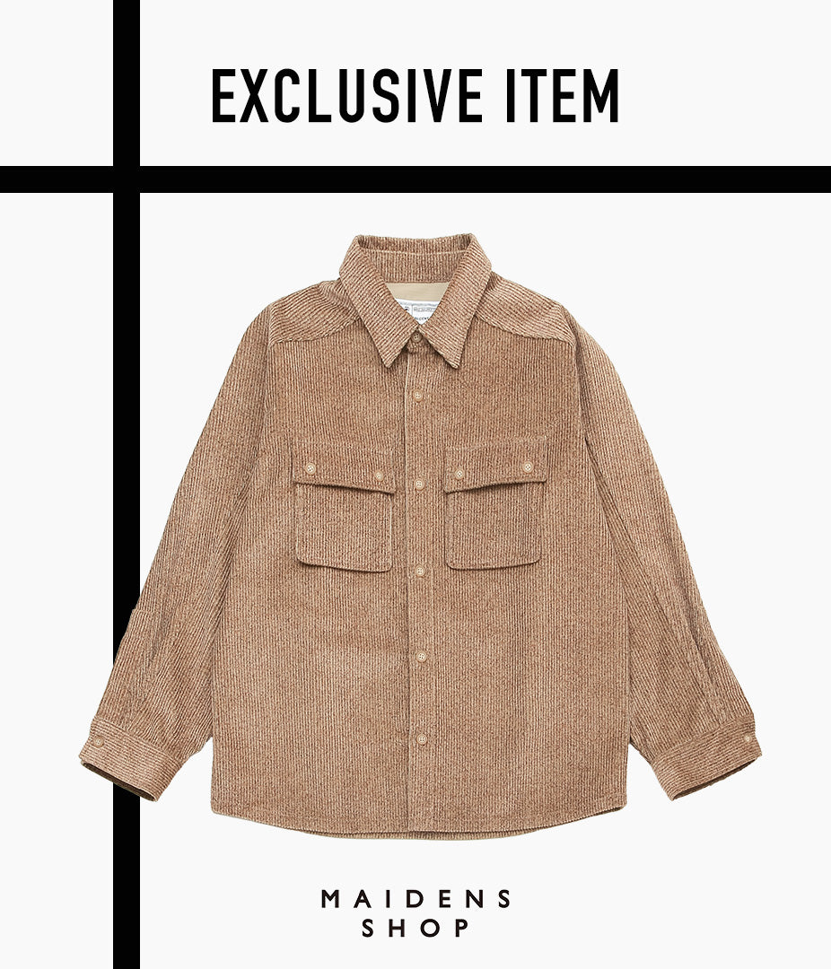 RICHARD MASCIANTONIO ''THE CORDUROY OVERSHIRT'' (BROWN)
