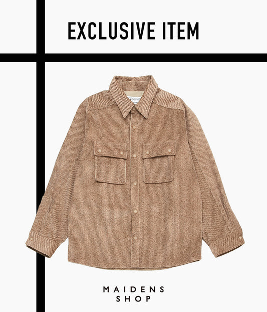 RICHARD MASCIANTONIO ''THE CORDUROY OVERSHIRT'' (BROWN)