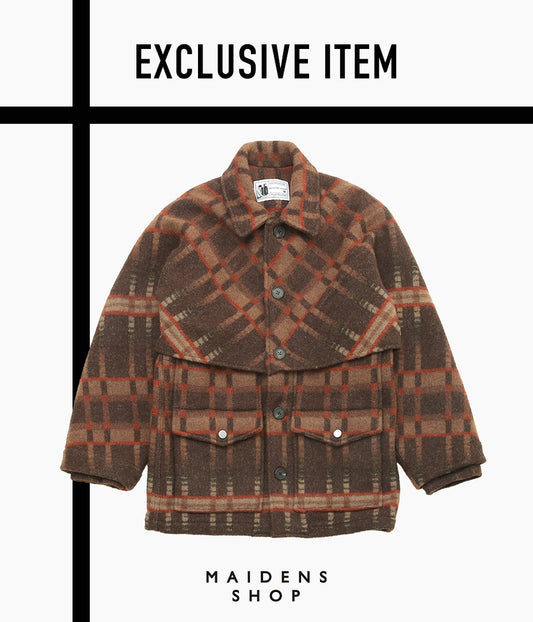 RICHARD MASCIANTONIO ''DOUBLE MAC JACKET'' (BROWN PLAID)