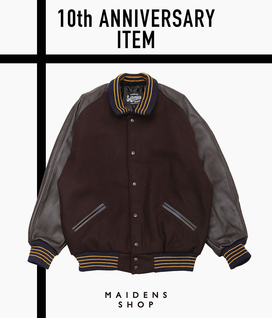 SILLAGE×SETTLEMIER'S ''VARSITY JACKET'' (BROWN)