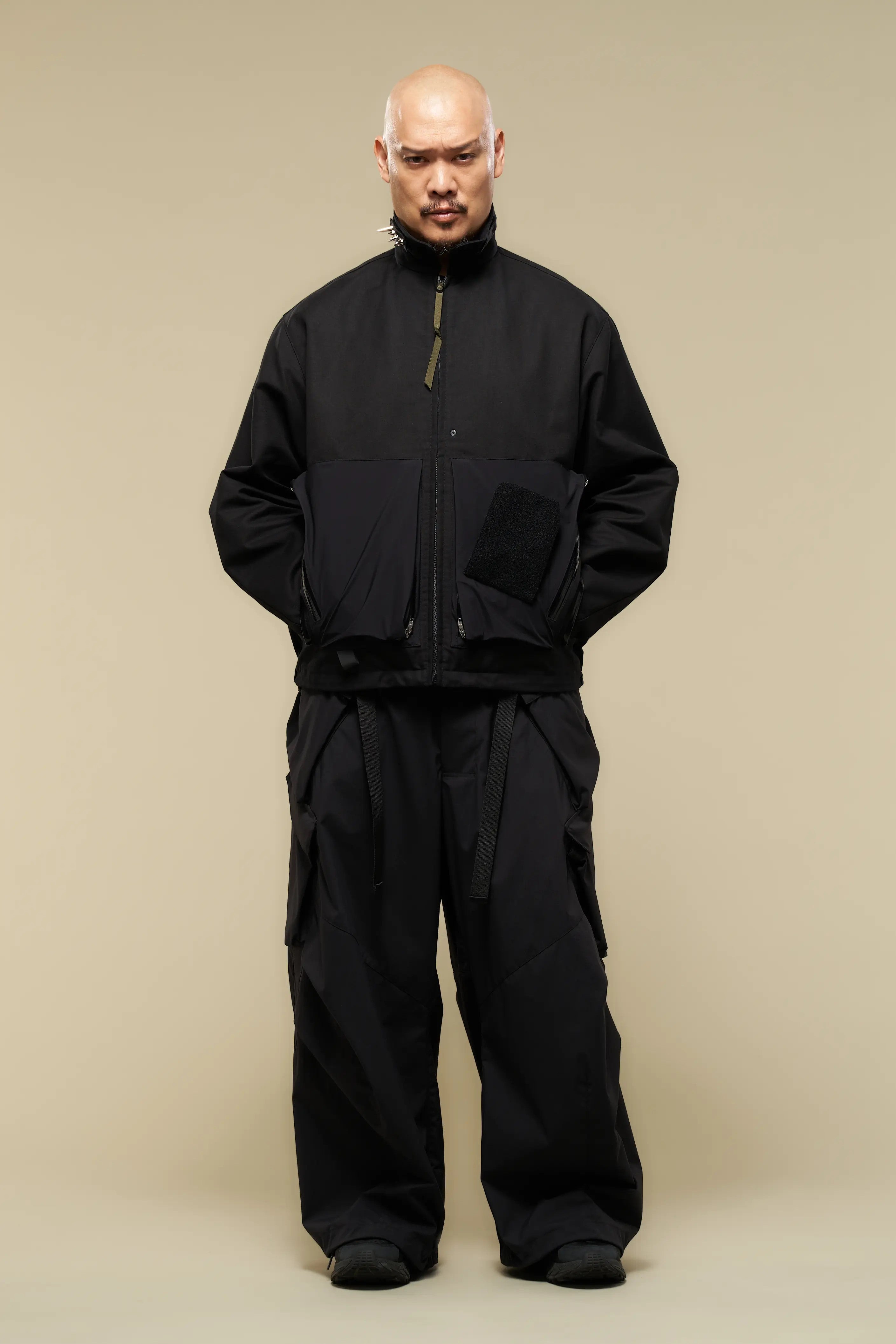 ACRONYM ''J121A-KI RIPSMOLESKIN TECH COACH JACKET'' (BLACK) – THE