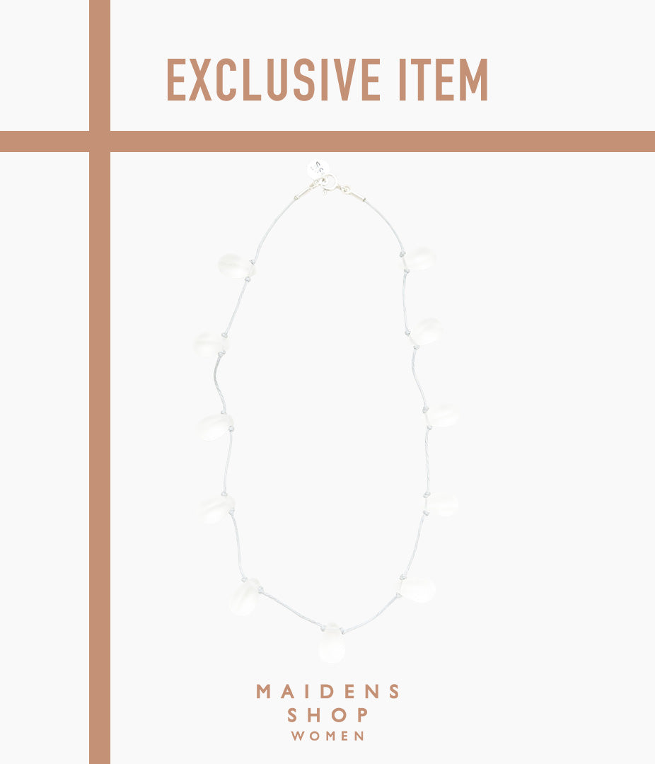 SISI JOIA ''NOUE NECKLACE'' (FROST / GREY)