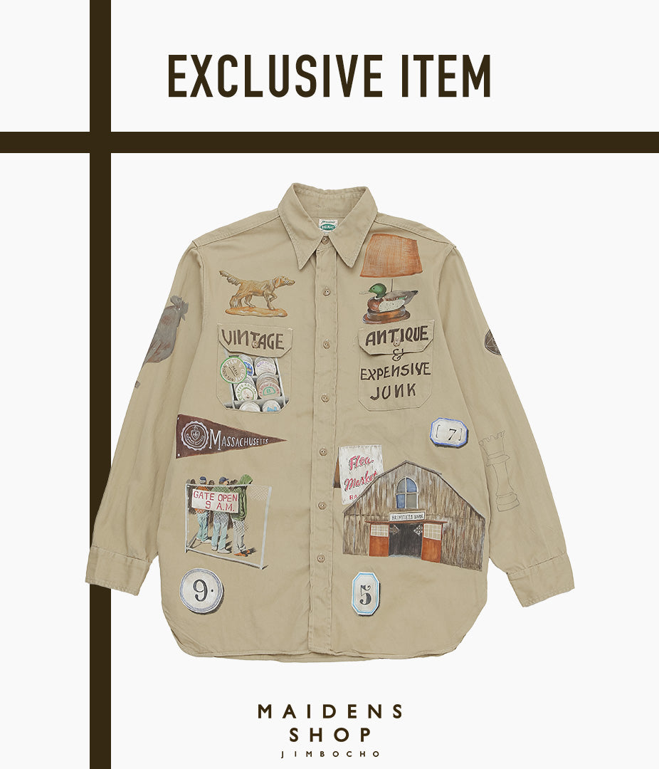 TAKURO NAKAMURA ''HANDPAINTED SHIRT ⑤ 50'S BIG MAC'' (ASSO)