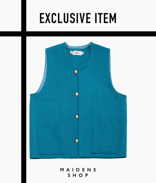 TRUJILLO'S ''CHIMAYO VEST FOR MAIDENS SHOP'' (TURQUOISE)