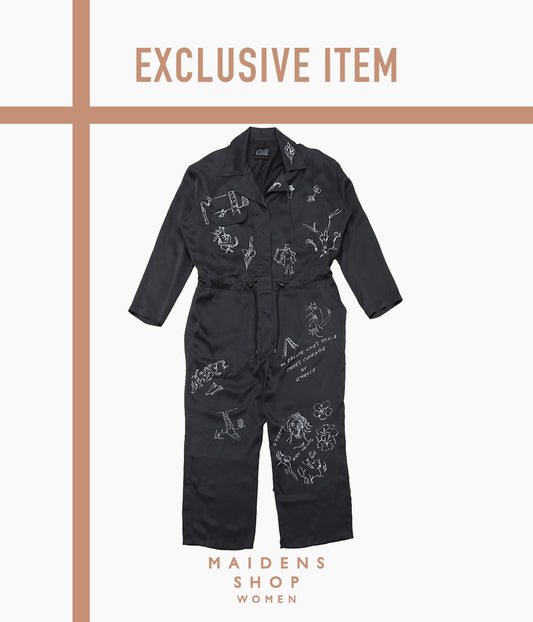 WONDEROUND ''WORKSUIT W/DRAW STRING'' (BLACK)