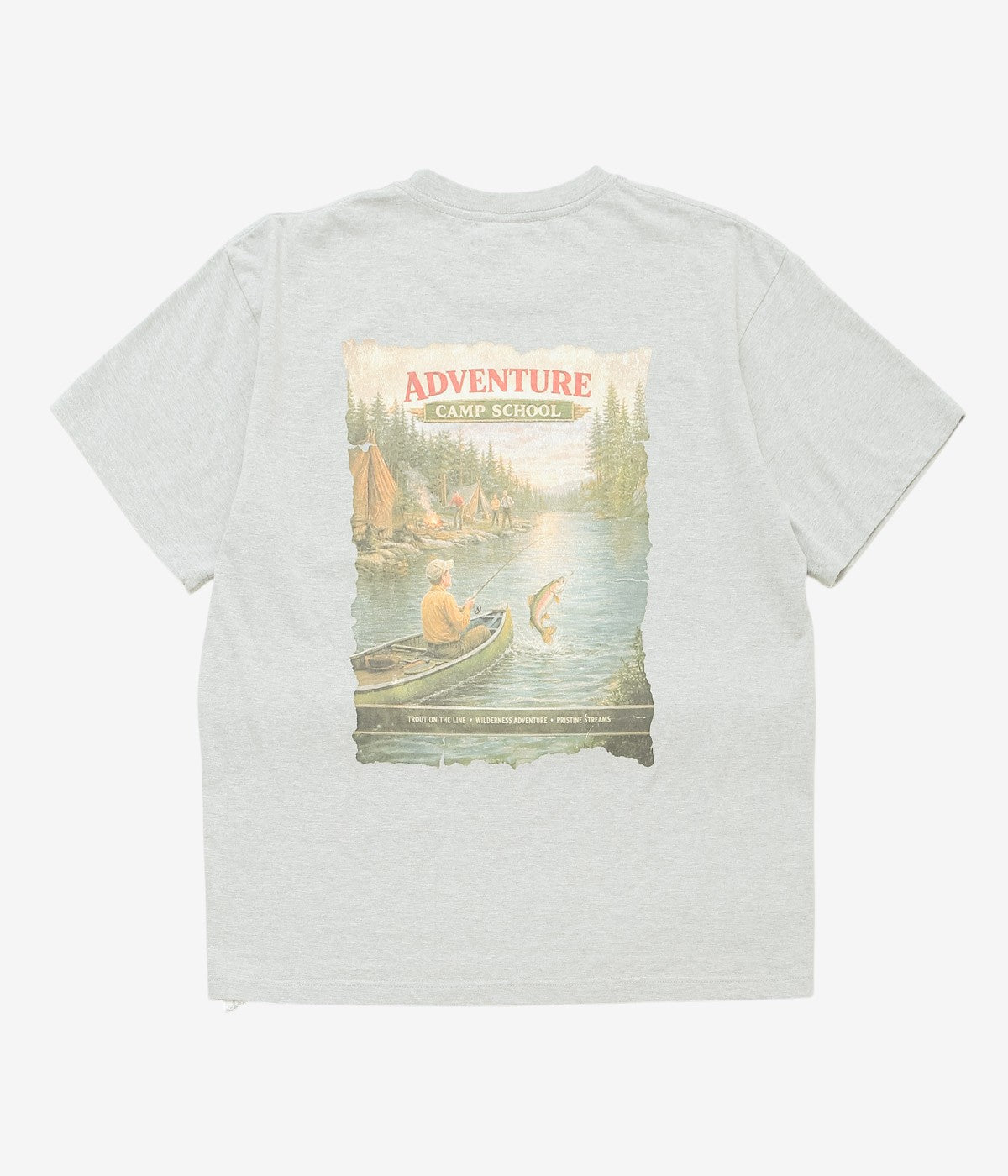 ADVENTURE CAMP "BOAT TEE" (GREY)