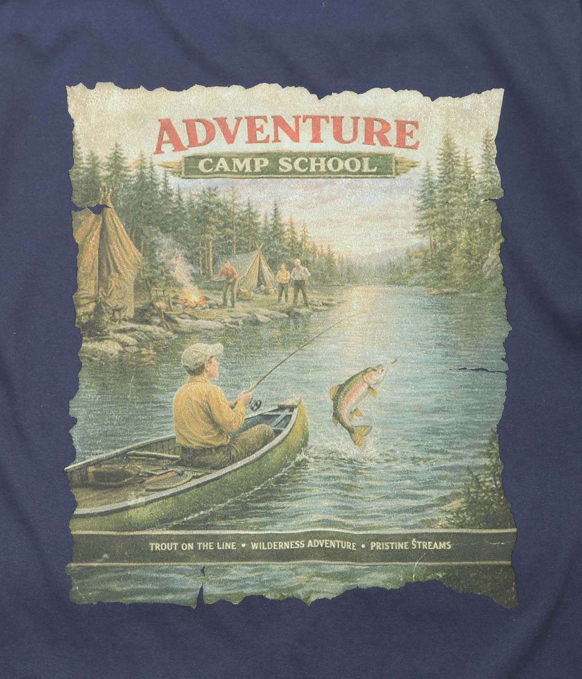 ADVENTURE CAMP "BOAT TEE" (NAVY)