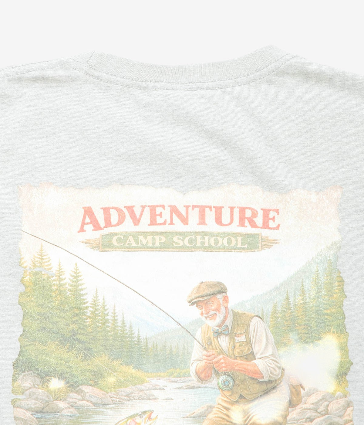 ADVENTURE CAMP "FISHING TEE" (GREY)