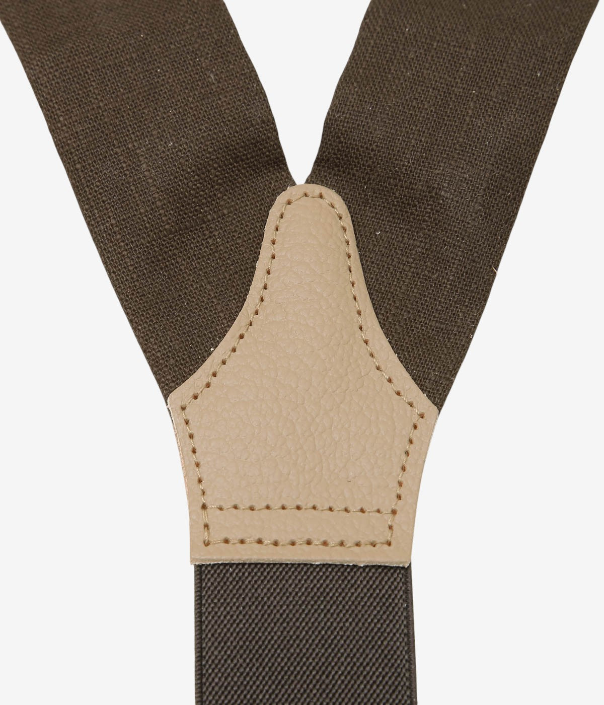 ALBERT THURSTON ''RUNNER LEATHER END｜SHIRTING/LININGS 38MM'' (DARK BROWN)