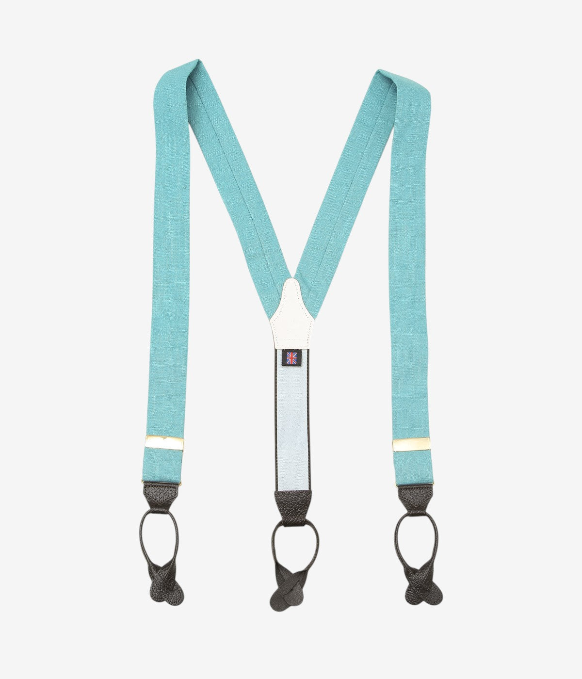 ALBERT THURSTON ''RUNNER LEATHER END｜SHIRTING/LININGS 38MM'' (LT BLUE)
