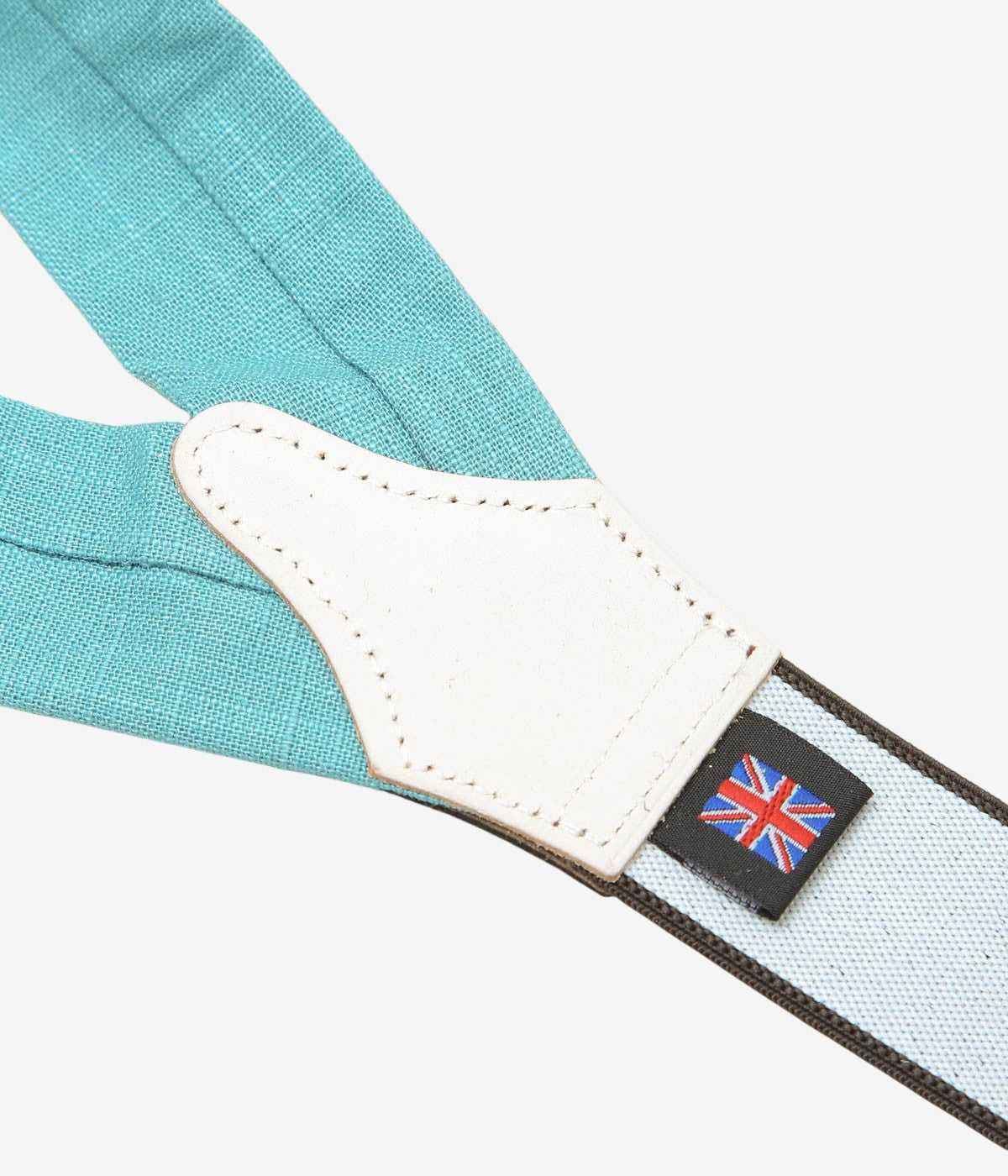 ALBERT THURSTON ''RUNNER LEATHER END｜SHIRTING/LININGS 38MM'' (LT BLUE)