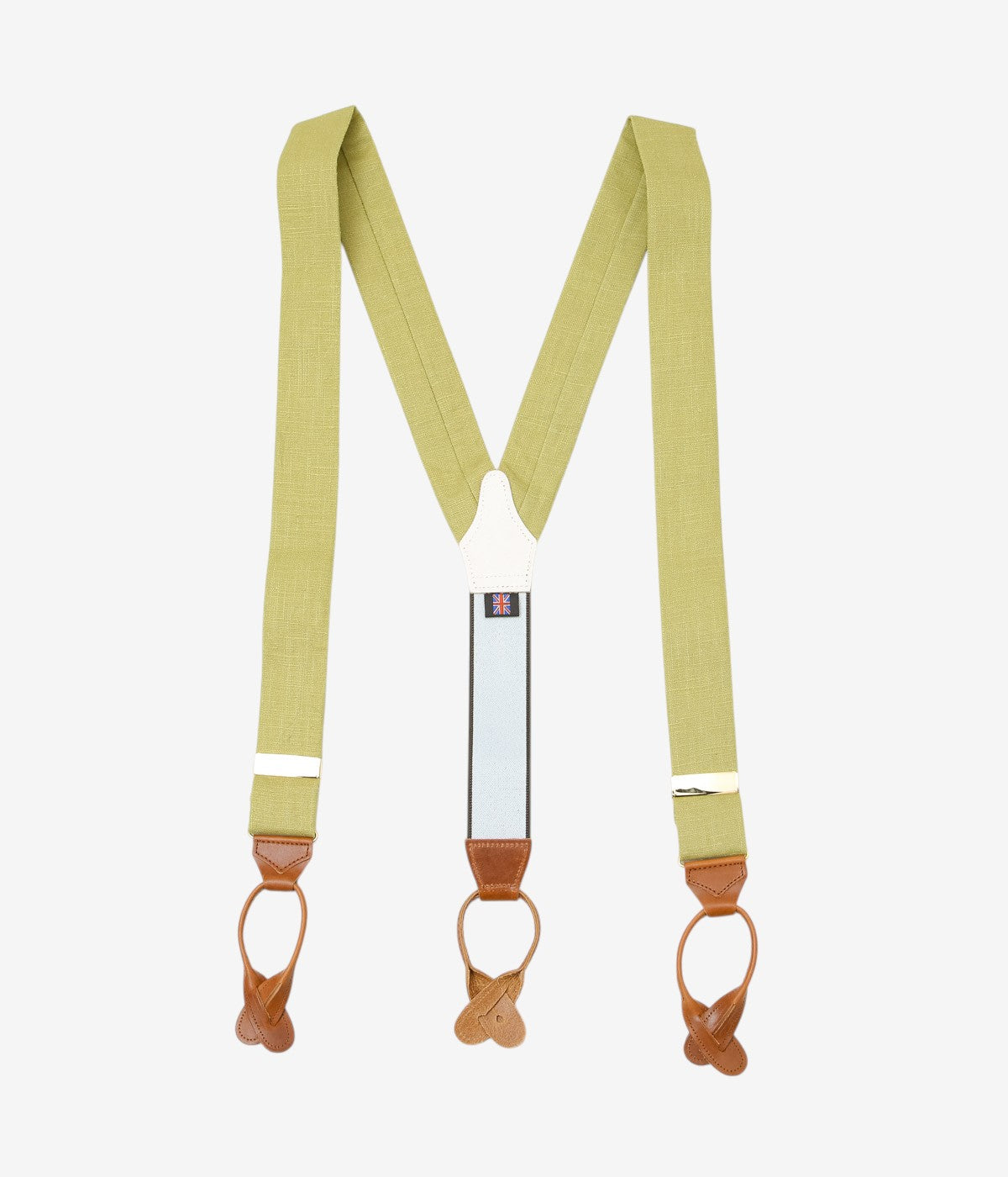 ALBERT THURSTON ''RUNNER LEATHER END｜SHIRTING/LININGS 38MM'' (YELLOW)