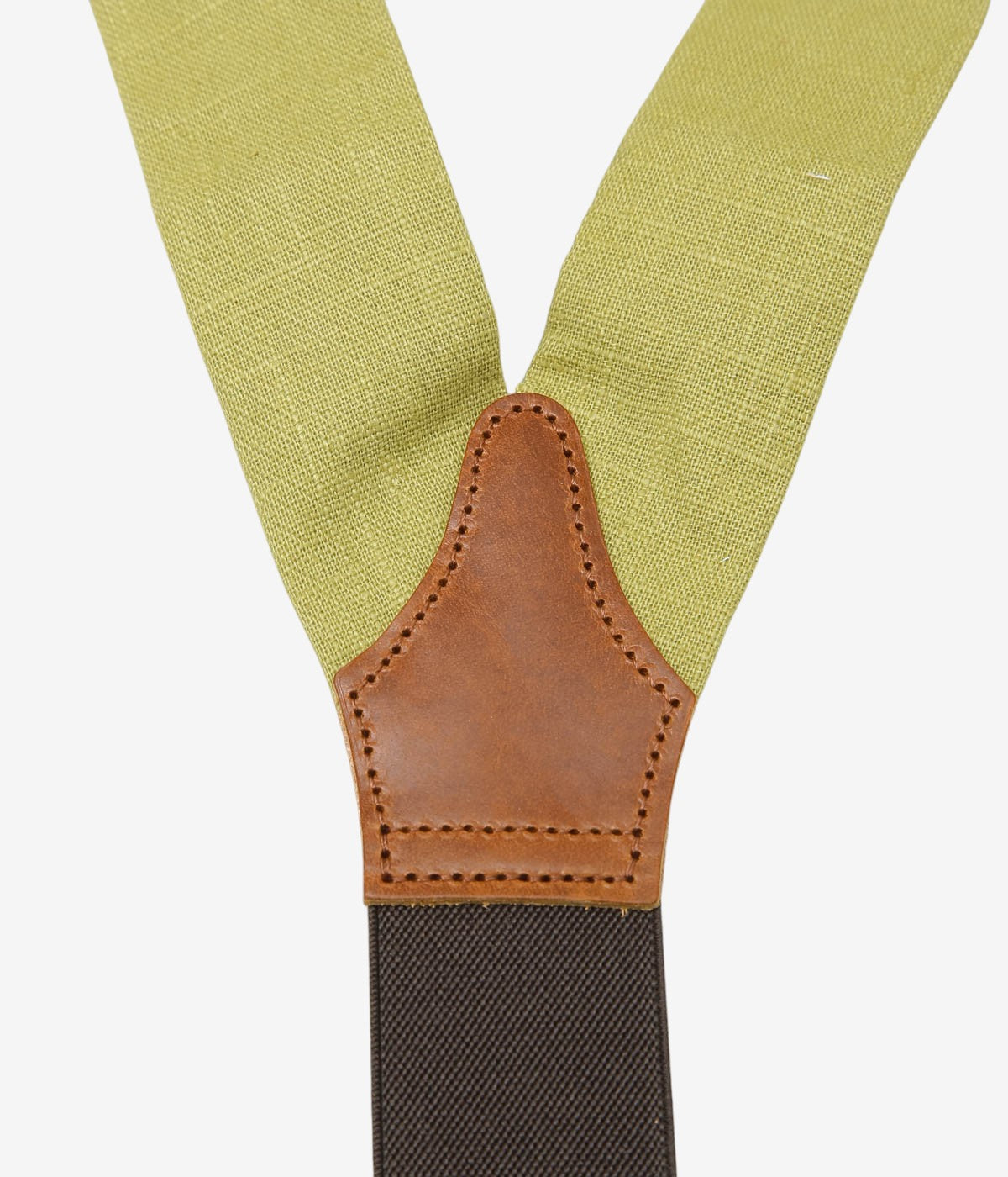 ALBERT THURSTON ''RUNNER LEATHER END｜SHIRTING/LININGS 38MM'' (YELLOW)