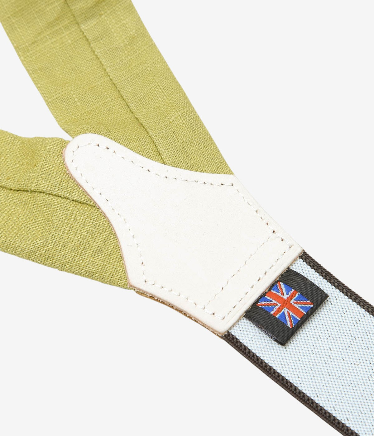 ALBERT THURSTON ''RUNNER LEATHER END｜SHIRTING/LININGS 38MM'' (YELLOW)