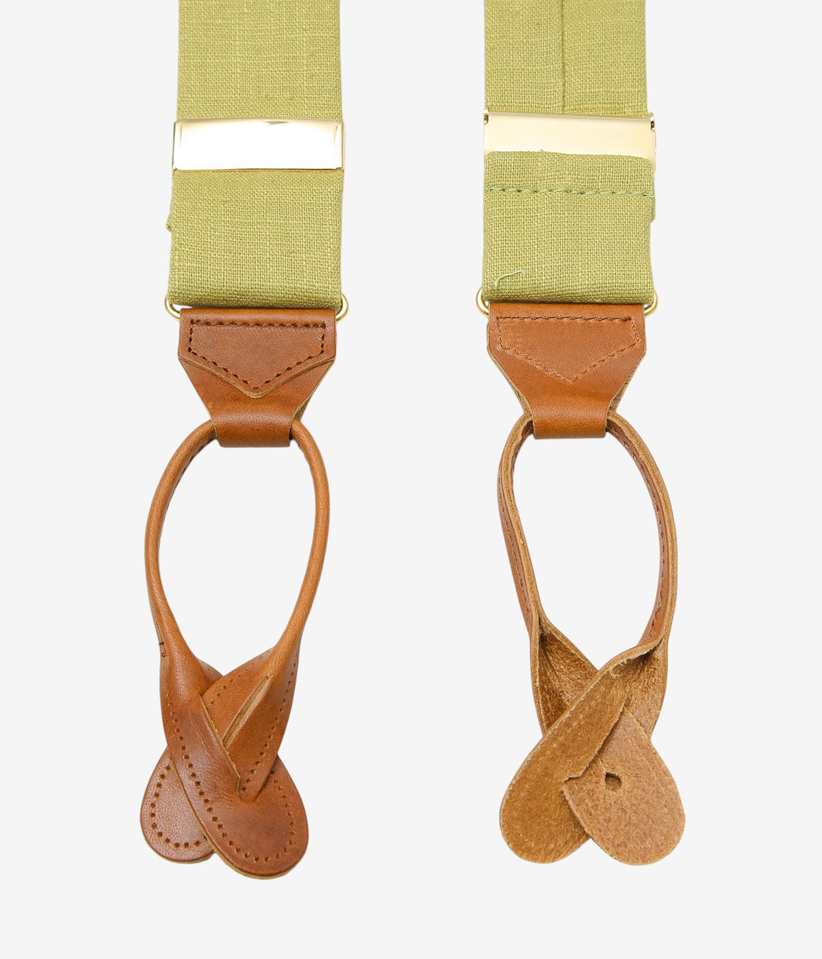 ALBERT THURSTON ''RUNNER LEATHER END｜SHIRTING/LININGS 38MM'' (YELLOW)