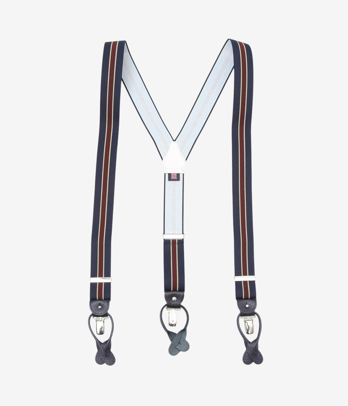 ALBERT THURSTON ''TWO IN ONE｜ELASTIC 35MM'' (NAVY STRIPE)