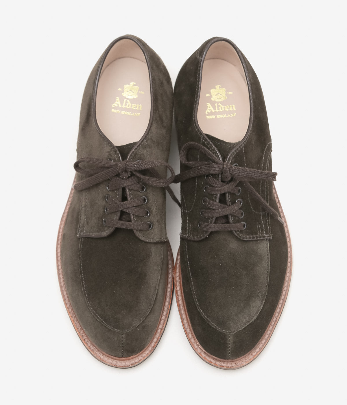 ALDEN ''V-TIP'' (LODEN SUEDE)